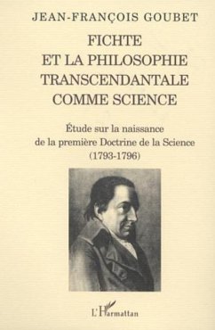 Fichte et la philosophoe transcendentale (eBook, PDF)