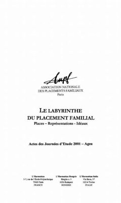 LE LABYRINTHE DU PLACEMENT FAMILIAL (eBook, PDF) Cover LE LABYRINTHE DU PLACEMENT FAMILIAL (eBook, PDF)
