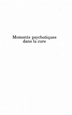 Cover MOMENTS PSYCHOTIQUES DANS LA CURE (eBook, PDF)