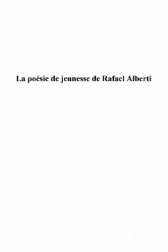 la poesie de jeunesse de Rafael Alberti (eBook, PDF)