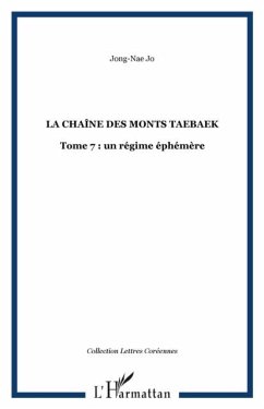 La chaine des monts Taebaek (eBook, PDF)