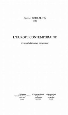 Cover Europe contemporaine: consolidation et o (eBook, PDF)