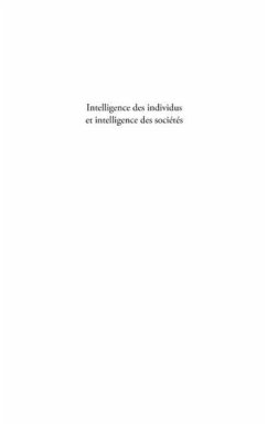 Intelligence des individus et intelligence des societes (eBook, PDF)