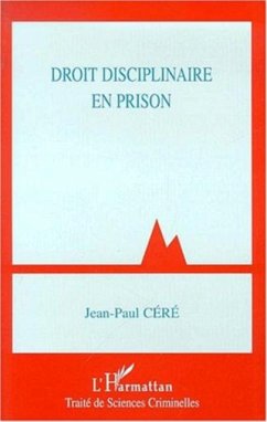 Cover DROIT DISCIPLINAIRE EN PRISON (eBook, PDF)