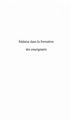 MALAISE DANS LA FORMATION DES ENSEIGNANTS (eBook, PDF)