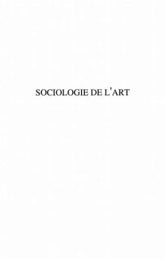 Sociologie de l'art (eBook, PDF)
