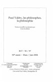 Paul Valery, les philosophes, la philosophie (66/67) (eBook, PDF)