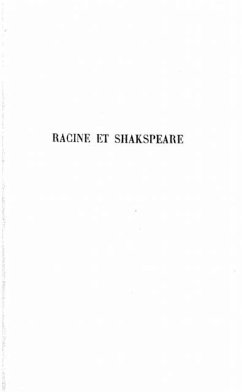 Cover Racine et Shakspeare (eBook, PDF)