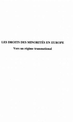 Les droits des minorites en Europe (eBook, PDF)
