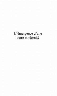 emergence d'une autre modernite (eBook, PDF) emergence d'une autre modernite (eBook, PDF)