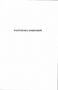 Cover Facettes de l'(in)securite (eBook, PDF)