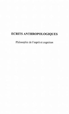Cover ECRITS ANTHROPOLOGIQUES (eBook, PDF)