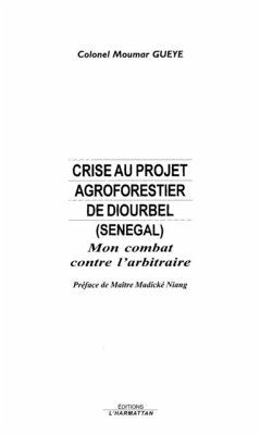 Cover Crise au projet agro-forestierde diourb (eBook, PDF)