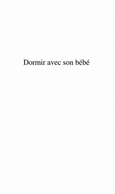 DORMIR AVEC SON BEBE (eBook, PDF)