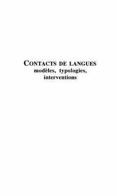 Contacts de langues (eBook, PDF)