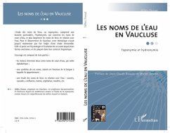 LES NOMS DE L'EAU EN VAUCLUSEToponymie et hydronymie (eBook, PDF)