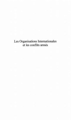 Organisations internationales et les conflits armes (eBook, PDF)