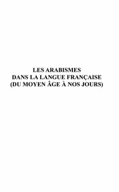 LES ARABISMES DANS LA LANGUE FRANCAISE (eBook, PDF)