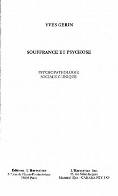 Cover SOUFFRANCE ET PSYCHOSE (eBook, PDF)