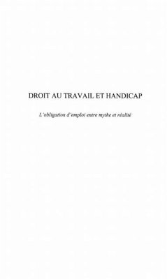 Cover Droit au travail et handicap (eBook, PDF)