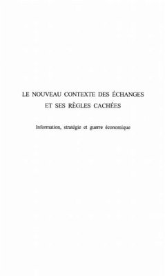 Cover LE NOUVEAU CONTEXTE DES ECHANGES ET SES REGLES CACHEES (eBook, PDF)