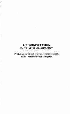 L'ADMINISTRATION FACE AU MANAGEMENT (eBook, PDF) L'ADMINISTRATION FACE AU MANAGEMENT (eBook, PDF)