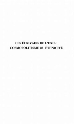 ecrivains dans l'exil (eBook, PDF)