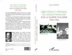 666 theses et memoires en langue francaise sur la guerre d'algerie 1954-1962 (eBook, PDF) - Maurice Sarazin