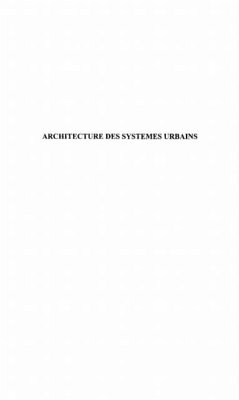 Cover Architecture des systemes urbains (eBook, PDF)