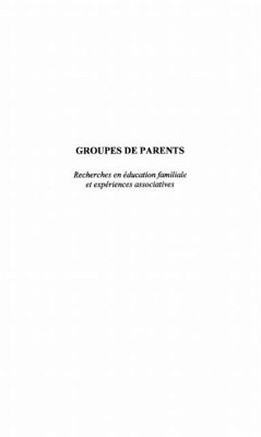 GROUPES DE PARENTS (eBook, PDF)