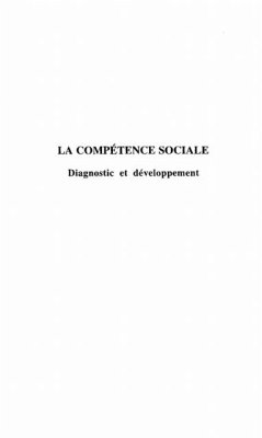 Competence sociale: diagnostic et devel (eBook, PDF)