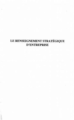 Le renseignement strategique d'entreprise (eBook, PDF)