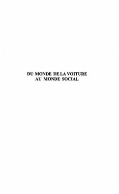 Du monde de la voiture au monde social (eBook, PDF) - Pervanchon Maryse