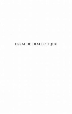 Essai de dialectique (eBook, PDF)