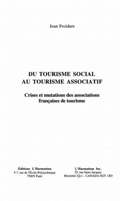 Cover Du tourisme social au tourismeassociati (eBook, PDF)