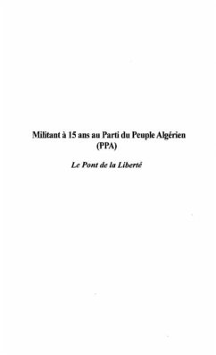 Militant a 15 ans au parti du peuple algerien (eBook, PDF) - Baghriche Hachemi