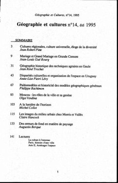 Geographie et cultures n(deg)14 (eBook, PDF)