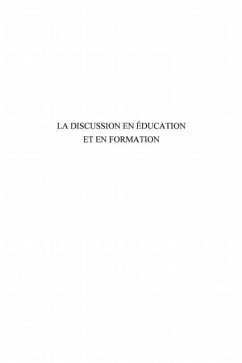 Cover La discussion en education et en formation (eBook, PDF)