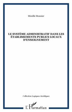 Le systEme administratif dans les etablissements publics loc (eBook, PDF)