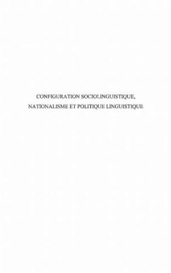 Configuration sociolinguistique, nationalisme et politique l (eBook, PDF) - Djordjevic Ksenija