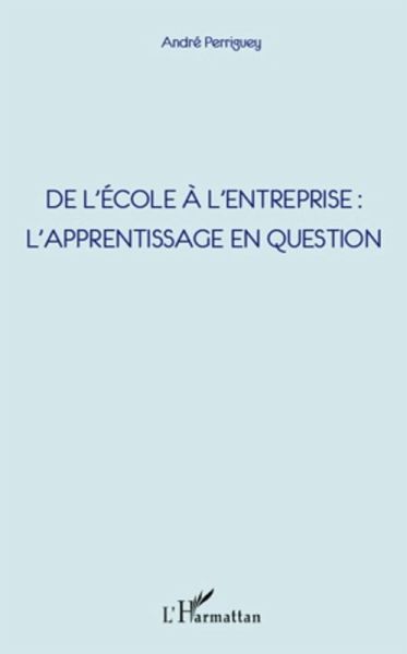 De l'ecole A l'entreprise : l'apprentissage en question (eBook, ePUB)