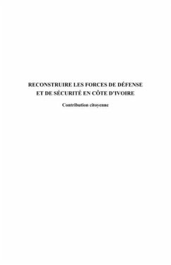 Reconstruire les forces de defense et de securite en cOte d' (eBook, PDF)