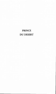 PRINCE DU DESERT (eBook, PDF)