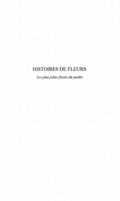 Cover Histoires de fleurs (eBook, PDF)