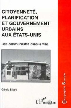 Cover Citoyennete planification et gouvernemen (eBook, PDF)