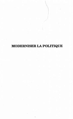 Cover Moderniser la Politique (eBook, PDF)