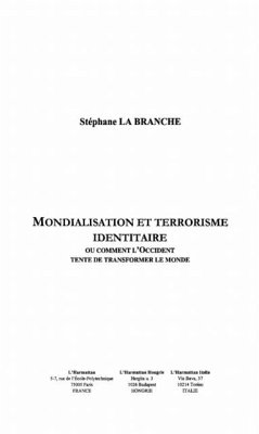 Mondialisation et terrorisme identitaire (eBook, PDF)
