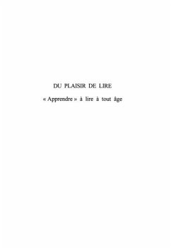 DU PLAISIR DE LIRE (eBook, PDF) - Vocat Yvette