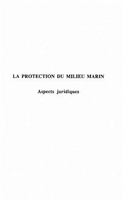 Cover LA PROTECTION DU MILIEU MARIN (eBook, PDF)