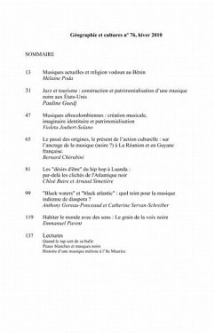 Geographie des musiques noires (eBook, ePUB)